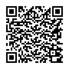 QR код за телефонен номер +16672000024