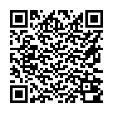 QR kód a telefonszámhoz +16672000031