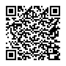 QR-koodi puhelinnumerolle +16672000035