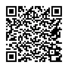 QR-koodi puhelinnumerolle +16672000037