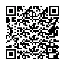 QR-код для номера телефона +16672000047