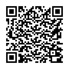 QR-code voor telefoonnummer +16672000141