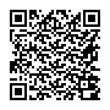 QR Code pour le numéro de téléphone +16672000875