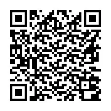 QR-Code für Telefonnummer +16672000888