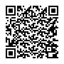 Codice QR per il numero di telefono +16672000912