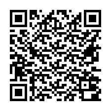 QR-koodi puhelinnumerolle +16672000913