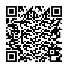 Código QR para número de teléfono +16672000932