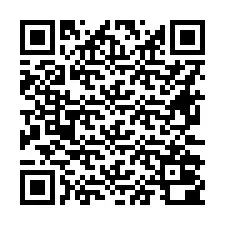 Codice QR per il numero di telefono +16672000962