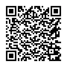 電話番号のQRコード +16672001011