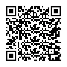 QR-Code für Telefonnummer +16672001015