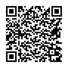 Código QR para número de telefone +16672001017