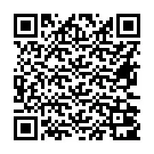 QR Code pour le numéro de téléphone +16672001023