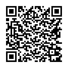 Kode QR untuk nomor Telepon +16672001026