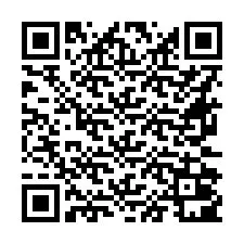 QR-koodi puhelinnumerolle +16672001034