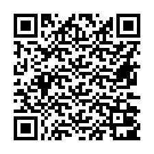 QR-code voor telefoonnummer +16672001047