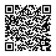 Codice QR per il numero di telefono +16672008886