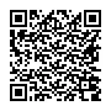 Kode QR untuk nomor Telepon +16672008896