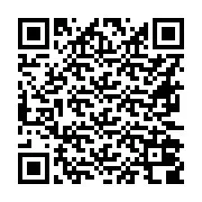 QR Code pour le numéro de téléphone +16672008898