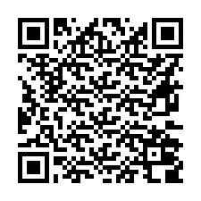 Kod QR dla numeru telefonu +16672008900