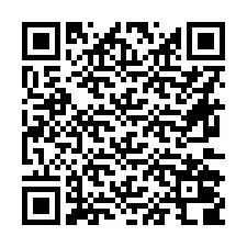 QR Code pour le numéro de téléphone +16672008901