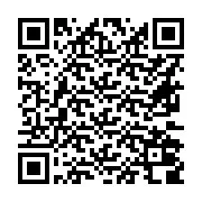 Código QR para número de telefone +16672008909