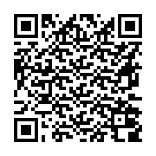 Kod QR dla numeru telefonu +16672008910