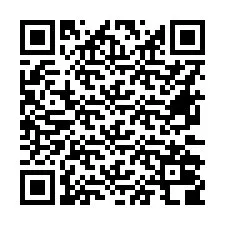 Código QR para número de telefone +16672008913