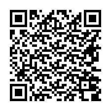 QR-код для номера телефона +16672008932