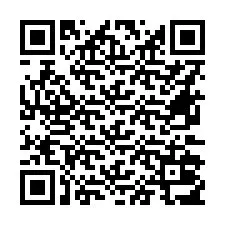 Kod QR dla numeru telefonu +16672017843