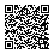 QR-code voor telefoonnummer +16672061064