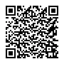 QR-koodi puhelinnumerolle +16672061231