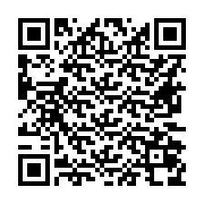 QR Code pour le numéro de téléphone +16672078186