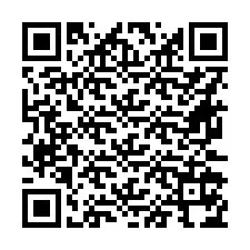 Kode QR untuk nomor Telepon +16672174865