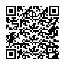 QR-код для номера телефона +16672182235