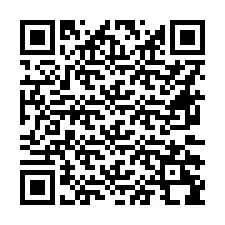 QR-code voor telefoonnummer +16672298104