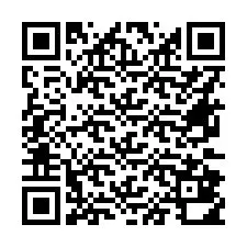 Código QR para número de teléfono +16672810113