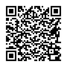 Codice QR per il numero di telefono +16692000007