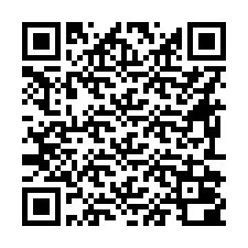 Kod QR dla numeru telefonu +16692000010