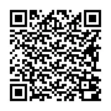 Código QR para número de teléfono +16692000032