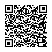 Código QR para número de teléfono +16692000036