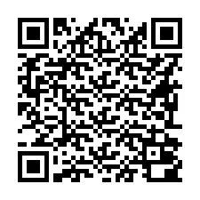 Código QR para número de teléfono +16692000038