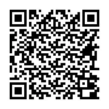 Código QR para número de teléfono +16692000043