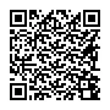 Codice QR per il numero di telefono +16692040129