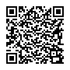 Código QR para número de teléfono +16692192610