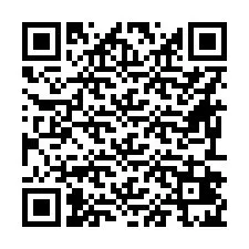 QR-code voor telefoonnummer +16692425005