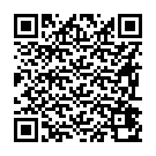 Código QR para número de teléfono +16692470970