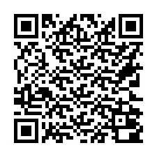 QR код за телефонен номер +16722000001