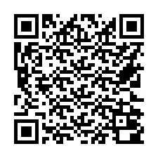 QR код за телефонен номер +16722000007