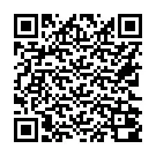 QR kód a telefonszámhoz +16722000019