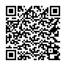 QR-koodi puhelinnumerolle +16722000022